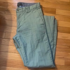 33x32 Banana Republic Green Chinos